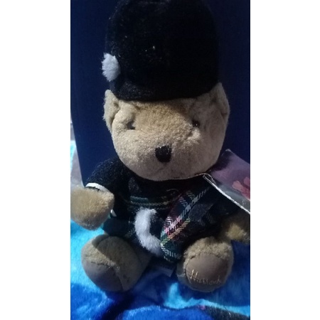 Original Harrods Knightsbridge Scottish Teddy Bear Scotland
