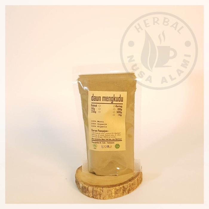 

DAUN MENGKUDU BUBUK | MURNI | Morinda Citrifolia 100g