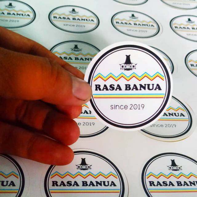 

STIKER WATERPROOF LABEL WATERPROOF MAKANAN MINUMAN BOTOL CUP KOTAK DUS