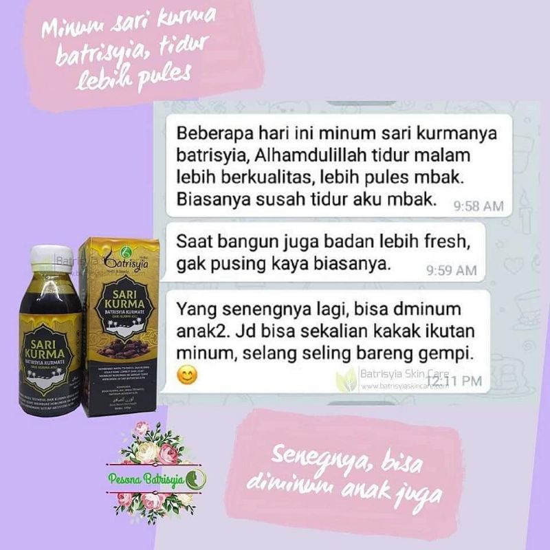 SARI KURMA+TEUWEL BATRISYIA / SARI KURMA ASLI/ PREMIUM/ ENAK/ GA ENEK
