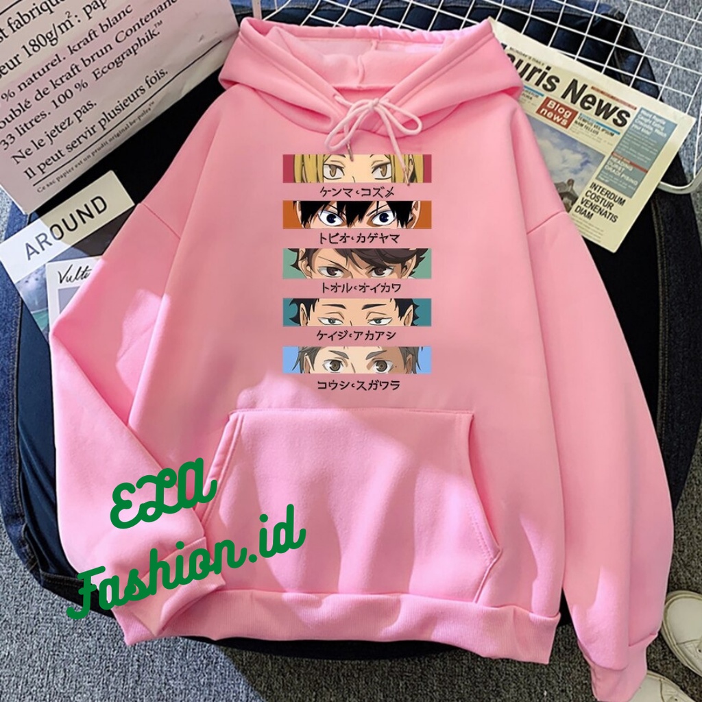 Hoodie Haikyuu - Hodie Haikyu Anime Waifu