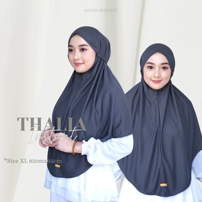 Thalia Instan Size XL - Bergo Kaos Tali