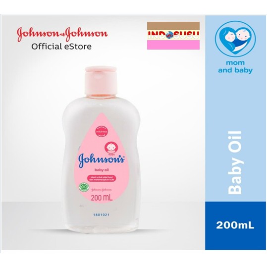 JOHNSON'S Baby Oil 200ml HALAL BPOM ORIGINAL / Johnsons Jhonson Minyak-01330