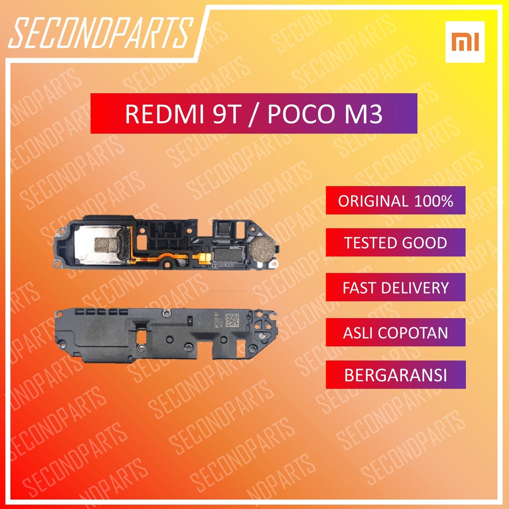 SPEAKER MUSIC BUZZER SUARA XIAOMI POCO M3 / REDMI 9T ORIGINAL COPOTAN