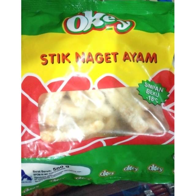 

OKEY STIK NAGET AYAM 500g