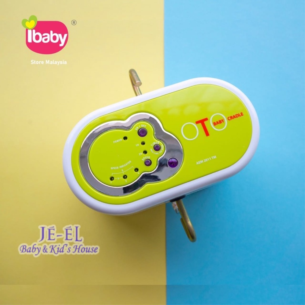 I baby Oto Mesin Ayunan Elektrik Bayi Remote Musik Timer Made in Malaysia