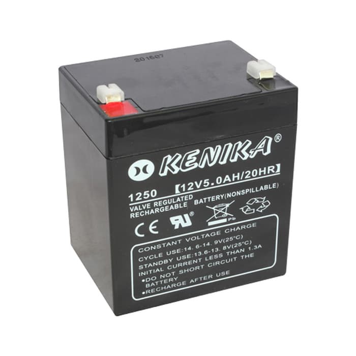KENIKA Baterai Aki Kering VRLA 12V / 5Ah Sealed Lead-Acid Battery