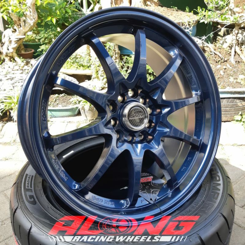 VELG RAYS CE28N-10S R17 MAGNESIUM BLUE By: SSW ORI MADE IN THAILAND🇹🇭