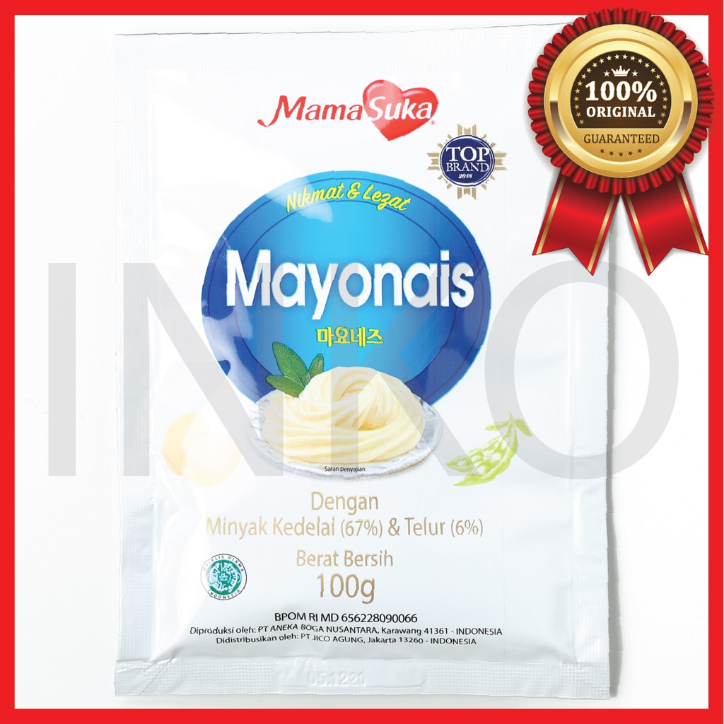 

MAMASUKA MAYONNAISE MAYONAIS SACHET 100GR