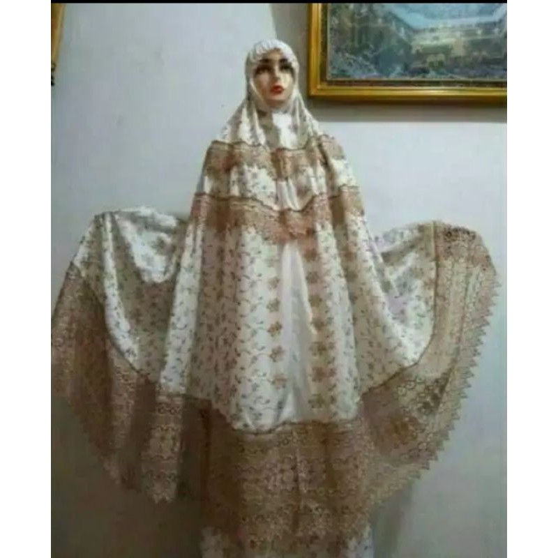 MUKENA DEWASA SUTRA PARIS KEONG RACUN ORIGINAL MUKENA PRINCESS