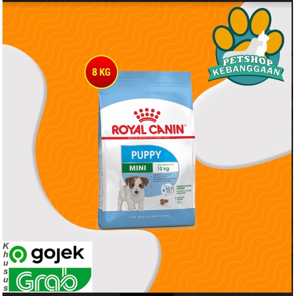 [GOSEND] Makanan Anjing Royal Canin Mini Junior 8 Kg Dog Food Mini Puppy