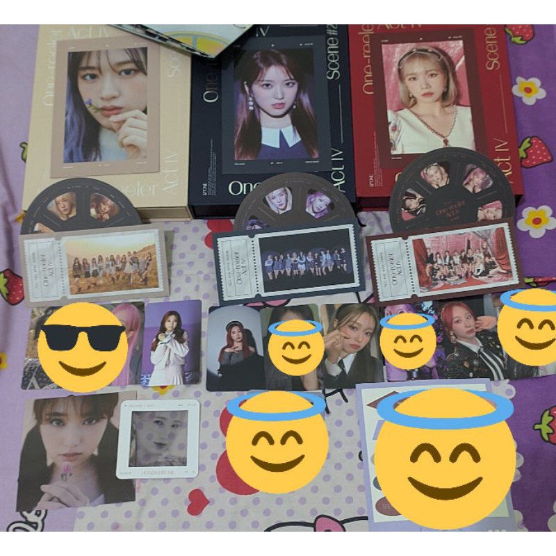 IZONE ONE REELER PC POSTCARD AR PHOTOFILM Nako , Chaeyeon , Hitomi IZ*ONE