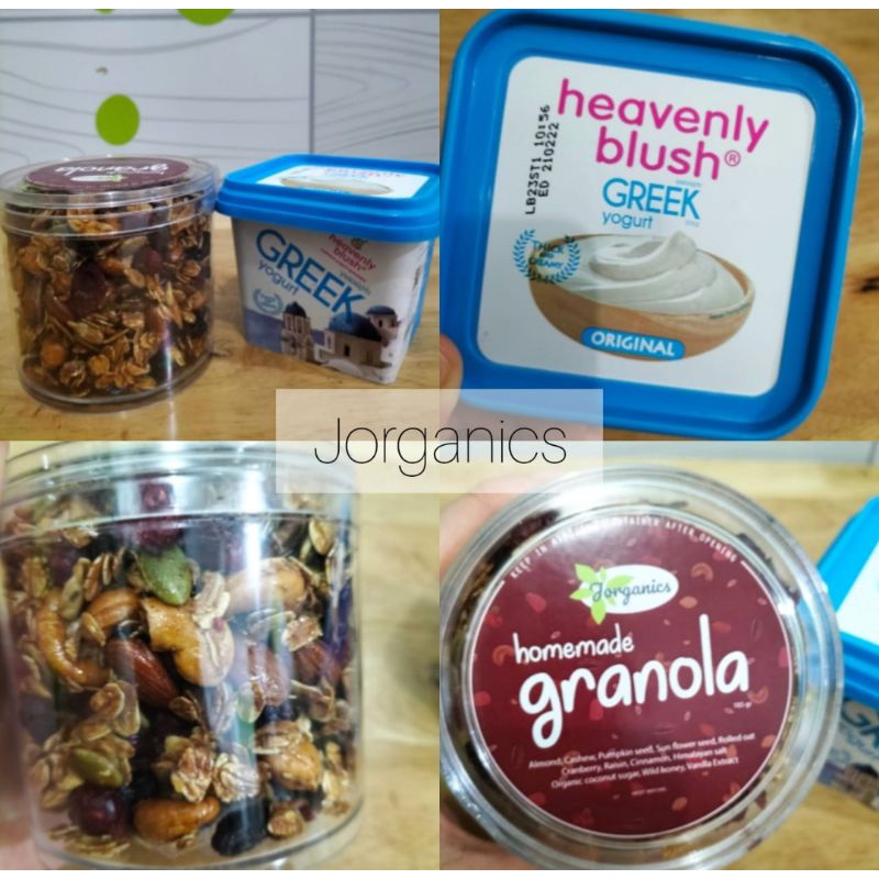 

Granola Jorganics + Greek Yoghurt 300 gram Heavenly Blush