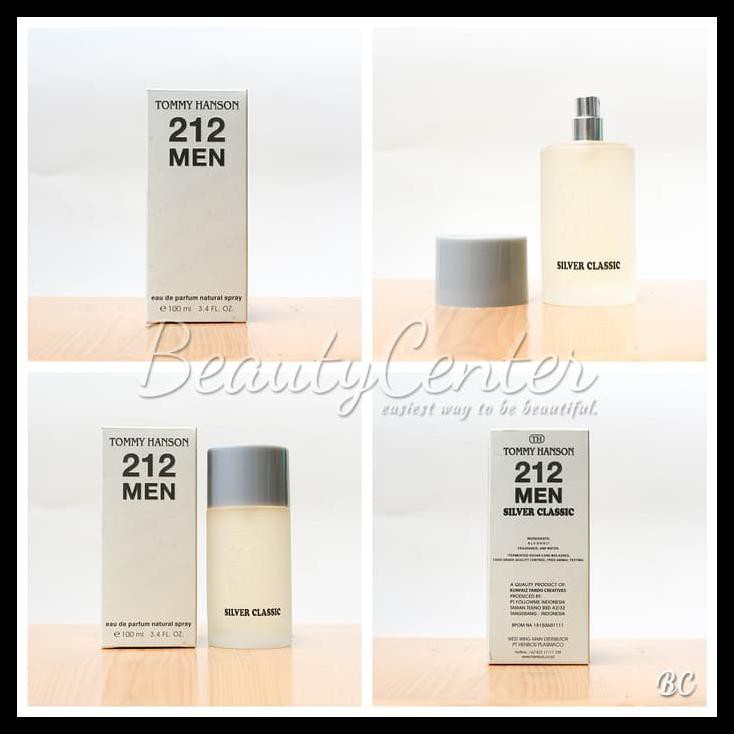 Parfum Tommy Hanson 212 Men Silver Classic / 100Ml
