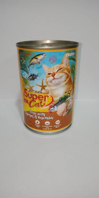 SuperCat Adult Chicken Tuna/Tuna Beef Turkey/Tuna Chicken Vegetable/Ocean Fish 400gr| super cat