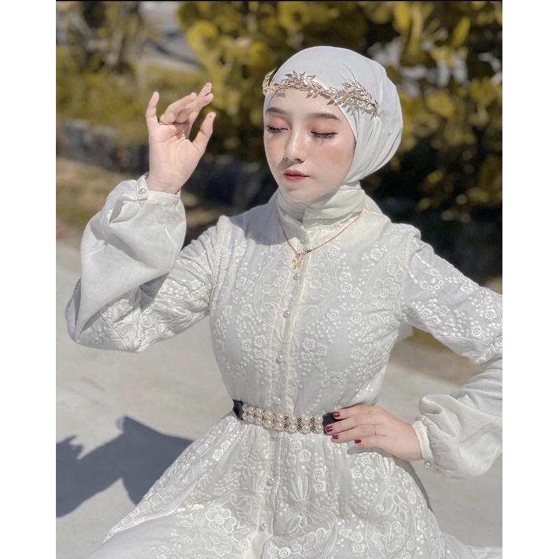 Ikat Pinggang Mutiara / Ikat pinggang Karet / Belt Mutiara / Gesper / Ikat Pinggang Wanita