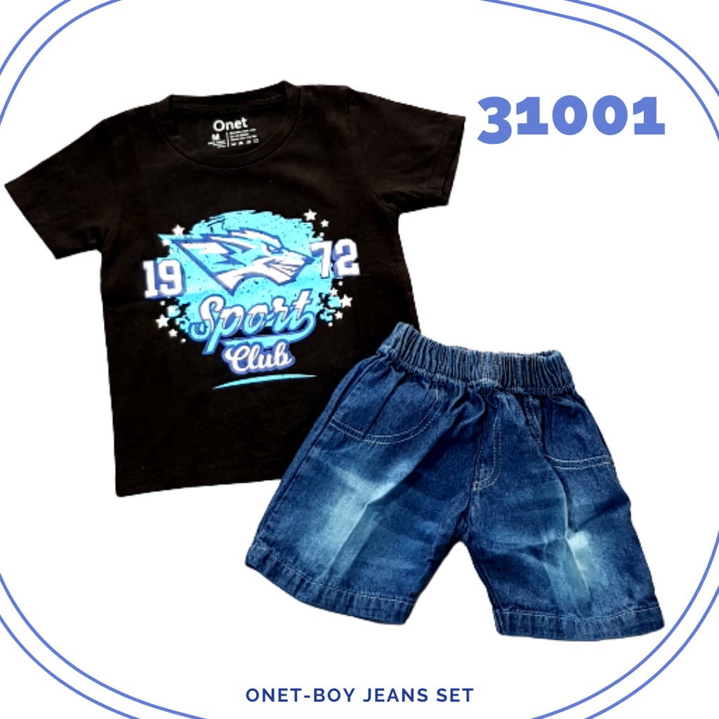 31001 Set Jeans Anak Laki-laki  1-3 tahun