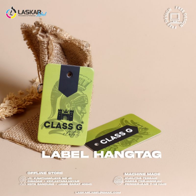 hangtag tebal hangtag premium hangtag 700gsm