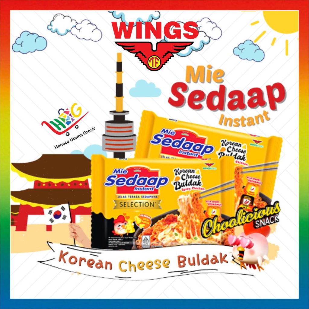 Mie Sedaap Korean Cheese Buldak 86 gr