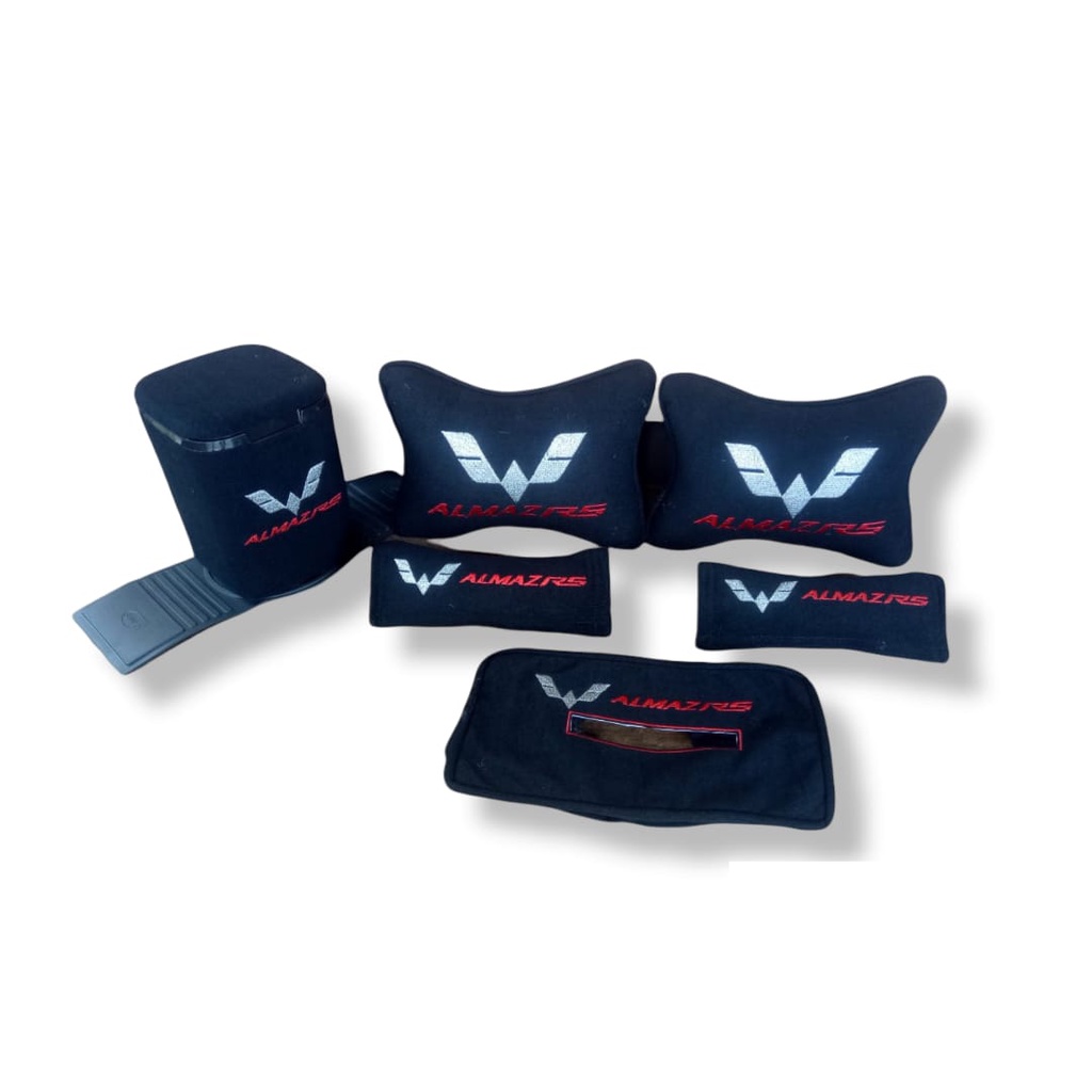 BANTAL MOBIL ALMAZ RS HEADREST MOBIL TEMPAT SAMPAH MOBIL AKSESORIS INTERIOR MOBIL