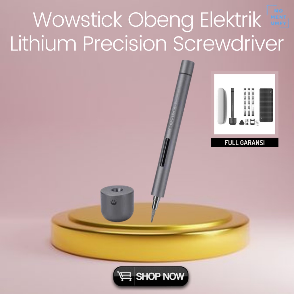 Wowstick Set Screwdriver Obeng Cordless Kunci Obeng Cebol T Plus Jam Kamera HP Laptop Elektrik Listr