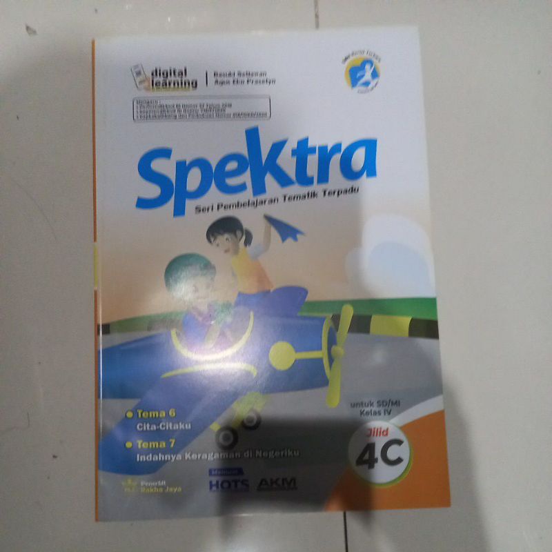 BUKU PELAJARAN SPEKTRA KELAS 4 JILID C - TEMA 6 & 7