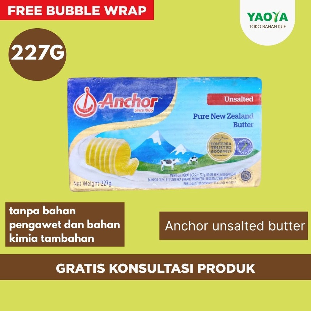 

ANCHOR BUTTER UNSALTED 227