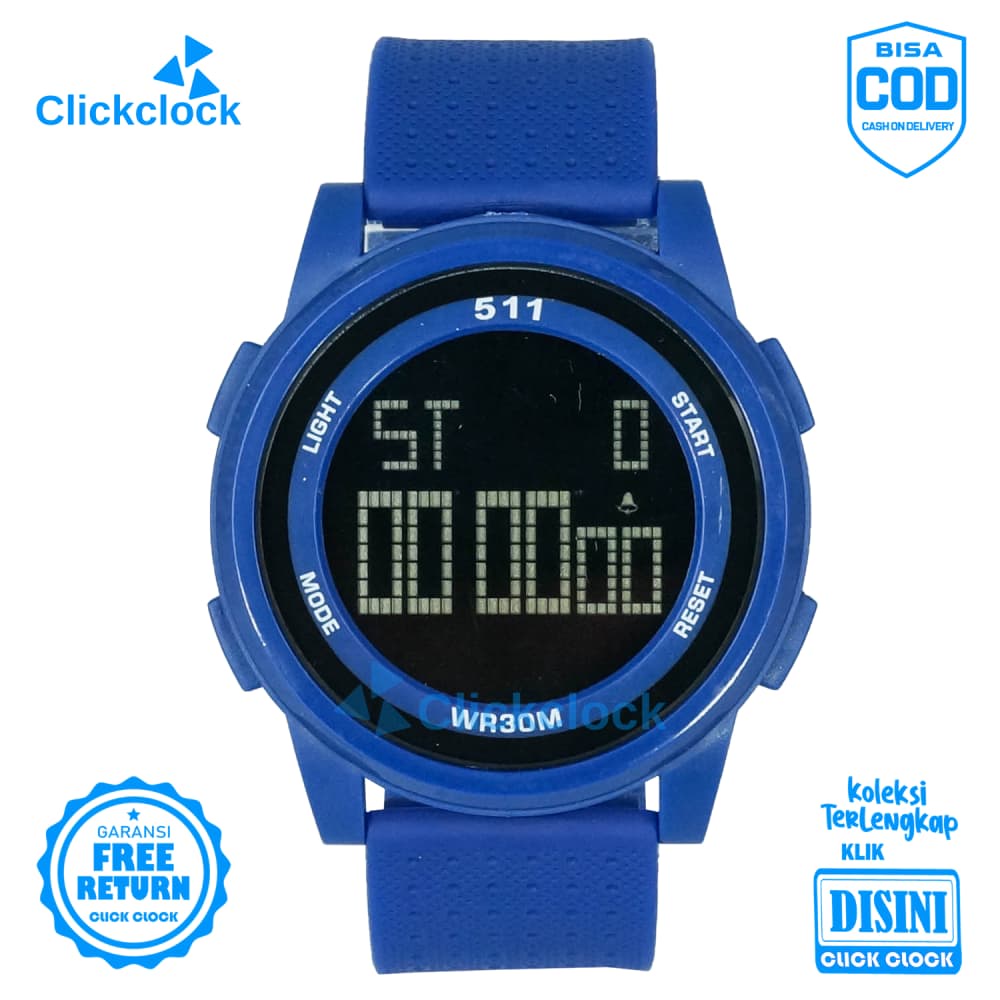 Jam Tangan Digital Unisex Sport Karet bestchoice Digital  511-B326 Jamtangan Original