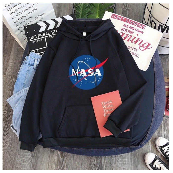 HOODIE UNISEX NASA TEBAL PREMIUM TERBARU,