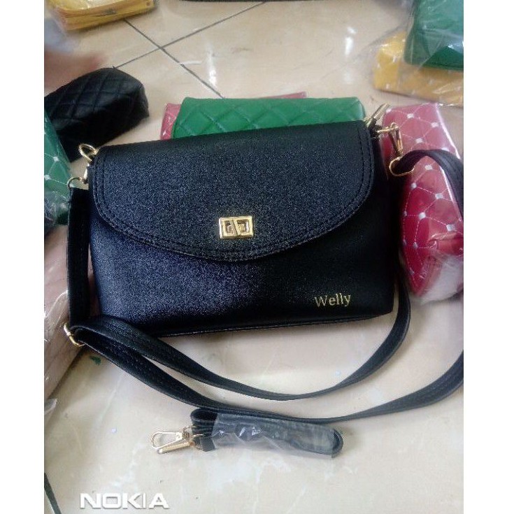 ESLY INITIAL BAG COSTUM NAMA/SLINGBAG 2TALI TAS NAMA REQUEST NAMA