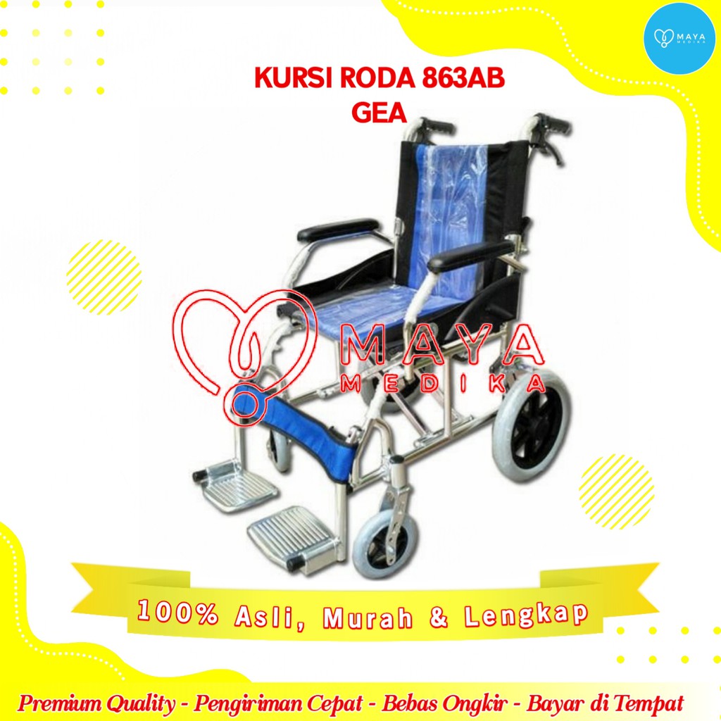 Kursi Roda FS 868 (863AB) Ban Mati GEA