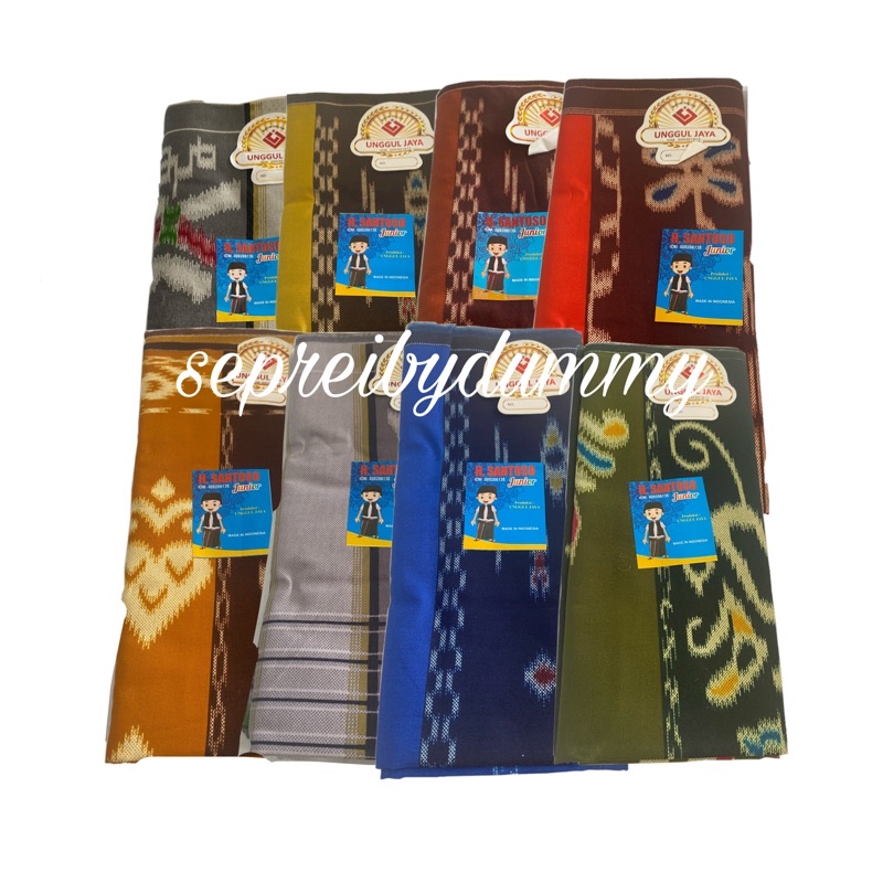 Sarung Samarinda 210 Anak Tanggung SD merk H santoso keluaran Unggul Jaya