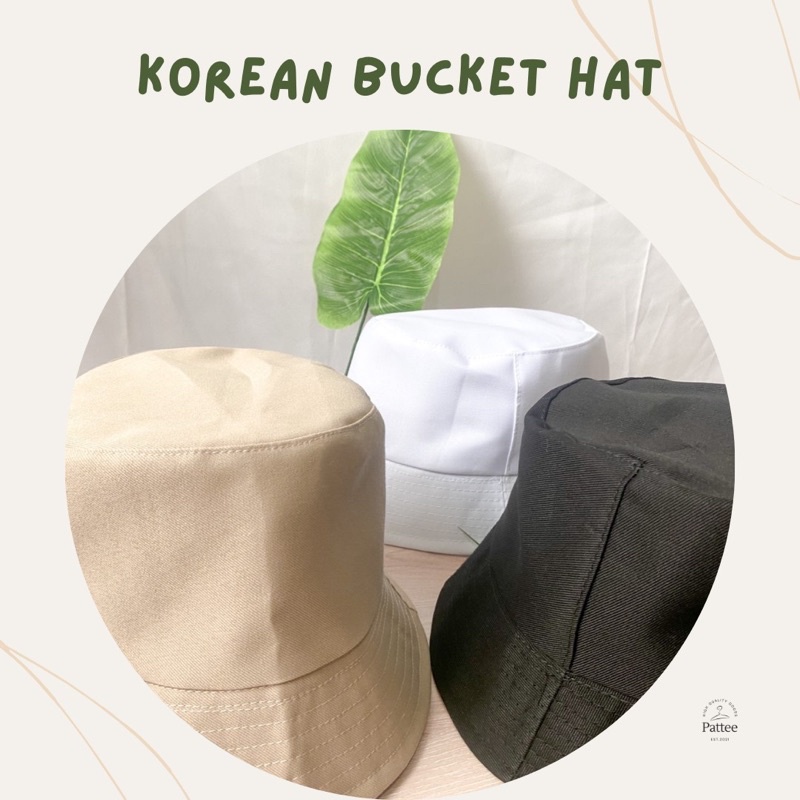 Korean Bucket Hat | Custom Bordir Bucket Hat | Bucket Hat Korea