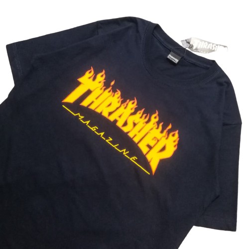 T-Shirt THSHR FIRE – Black Edition Trendy Casual Unisex Good Brand Quality Stylish