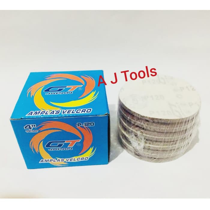 Jual Amplas Bulat Velcro Inch Grit Shopee Indonesia