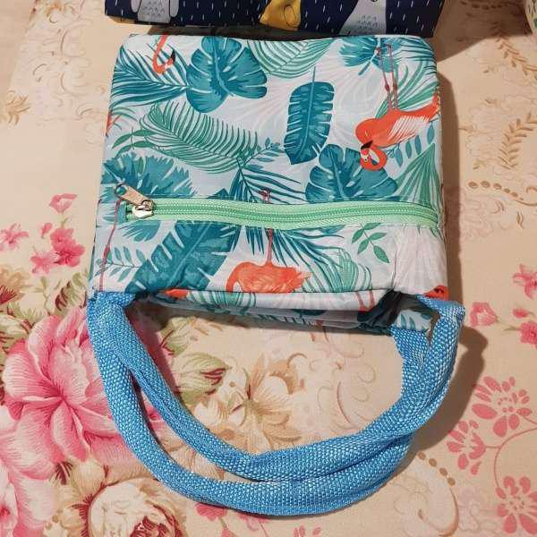 Ob07 Tas Bekal Lunch Cooler Bag Box Makanan Alumunium Foil / Kotak Makan Anak Bermotif