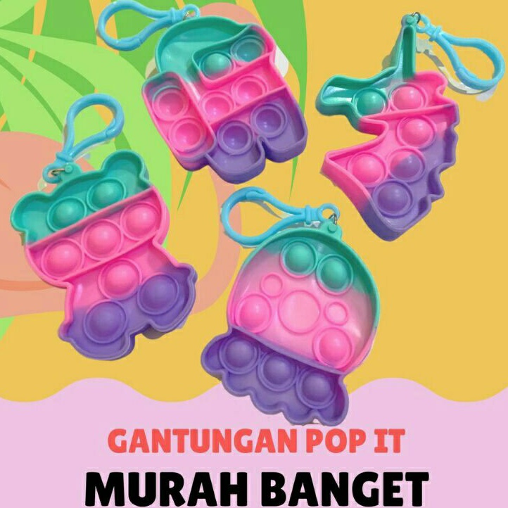 GANTUNGAN KUNCI POP IT ️HOOK CLASP POP IT MINI / GANTUNGAN TAS MINI POP IT