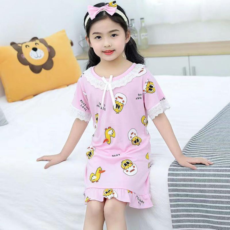 BAJU TIDUR DASTER ANAK RENDA IMPORT / DREES ANAK IMPORT LUCU