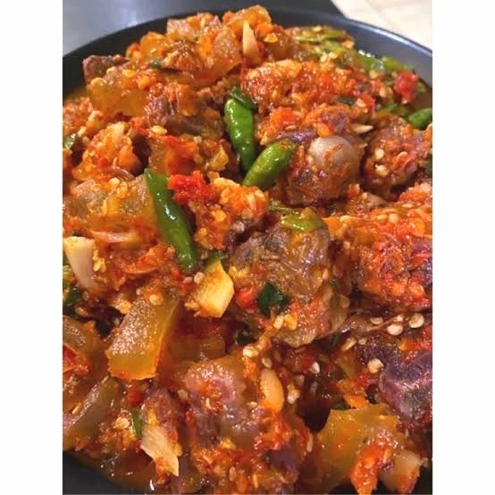 

oseng kikil pedas mercon // oseng kikil cabe ijo - oseng mercon