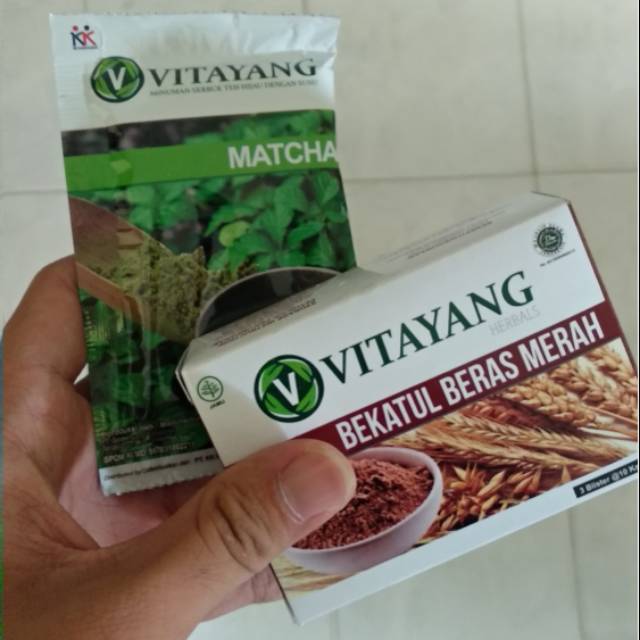 

[PROMO] VITAYANG BEKATUL BERAS MERAH + 1 sachet VITAYANG MATCHA