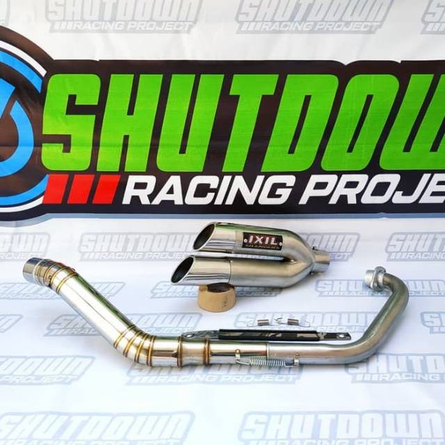 KNALPOT IXIL DOUBLE-VIXION-R15-BYSON-VERZA-DLL