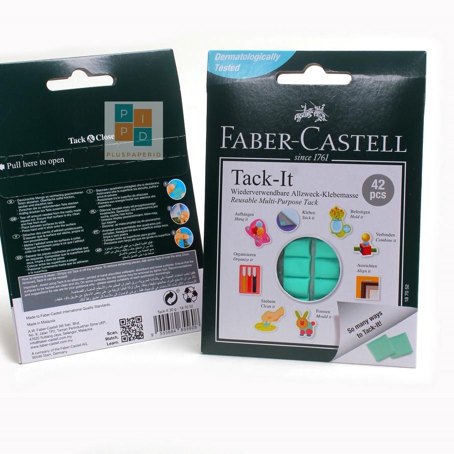 

FABER CASTELL - tack it reusable multi-purpose tack lem serbaguna Isi 42 ,,