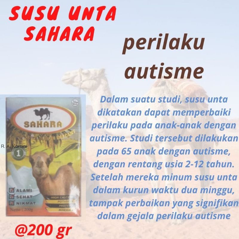 

( 2 box ) Susu Unta Untuk Membantu Perbaiki Otak Anak yg Autisme