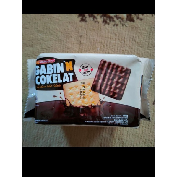 

khong Guan Gabin coklat 100gram