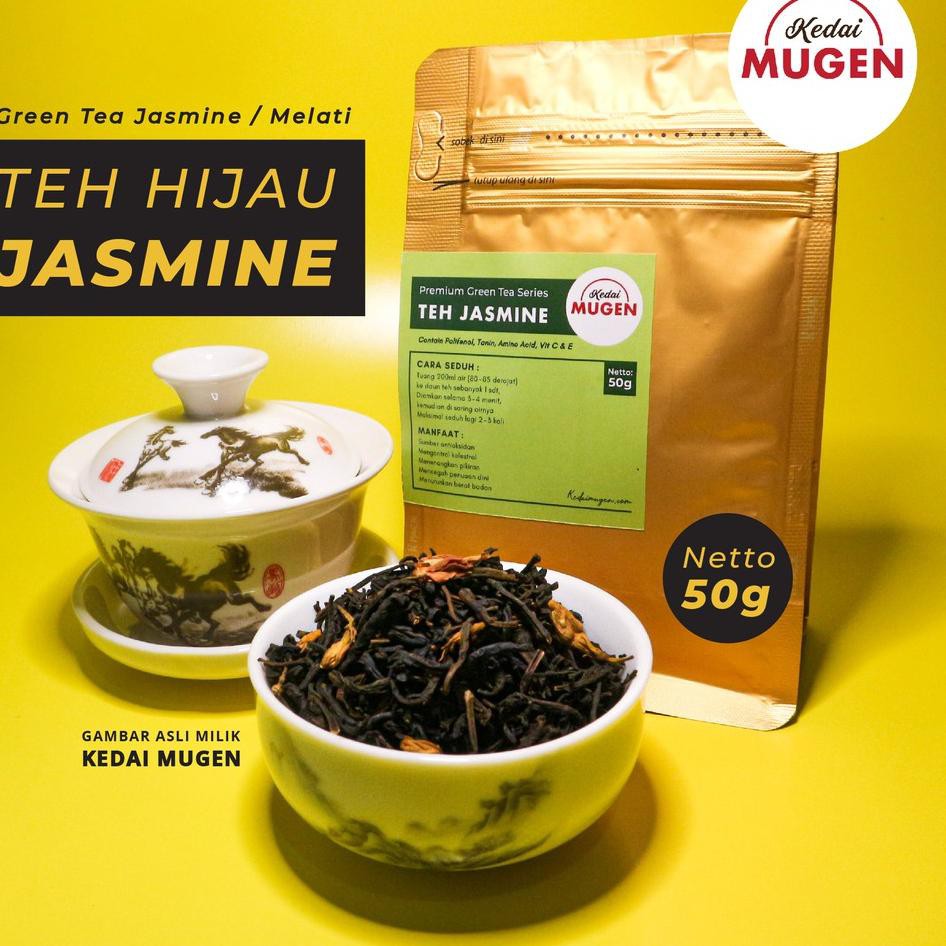 

SALEE!!!! - Premium Green Tea Jasmine/Melati 50g