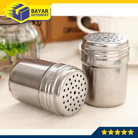 Tempat Merica / Lada / Garam / Gula / Bumbu - Botol Stainless Steel [ALT14]