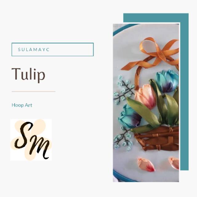 

Hoopart/ sulam pita Bunga Tulip