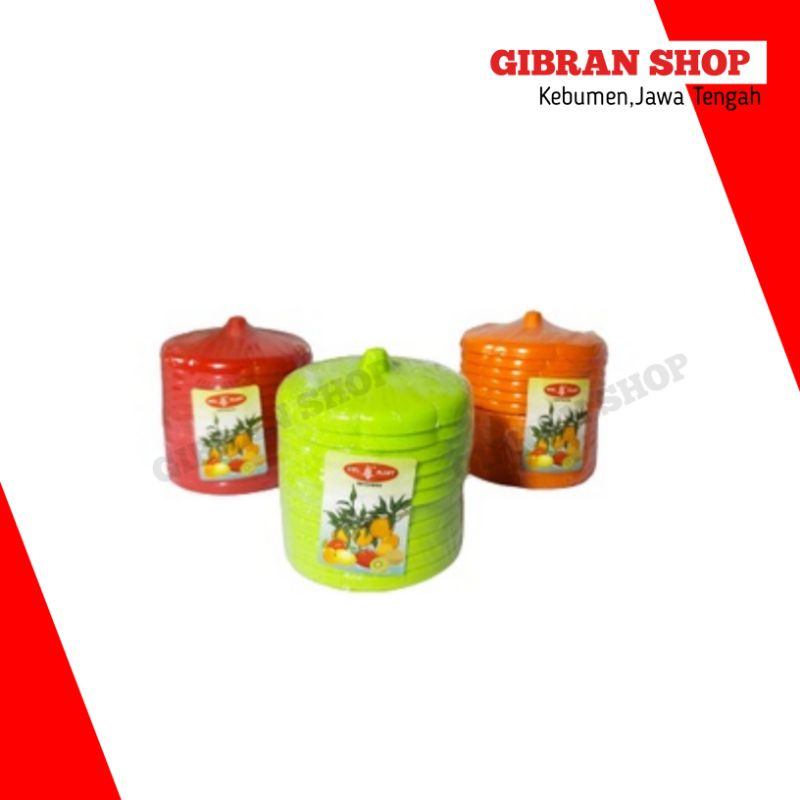 Tutup + Tatakan Gelas Plastik Regina Asvita Isi 6 set Murah Berkualitas