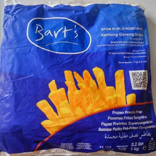 

Kentang Bart's 1kg