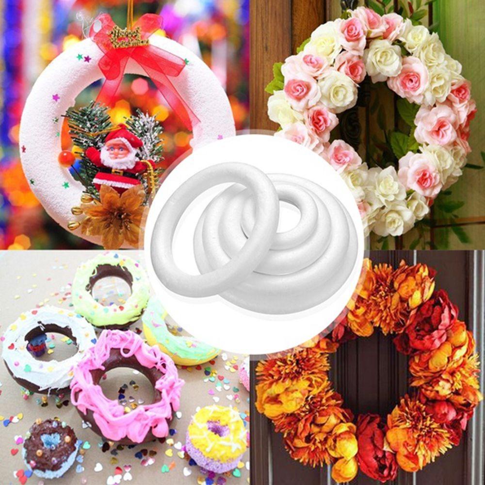 [Elegan] Cincin Busa Polystyrene Party Wedding Styrofoam Bulat